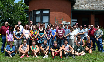 Our campus group got together for the Summer Summary kick-off