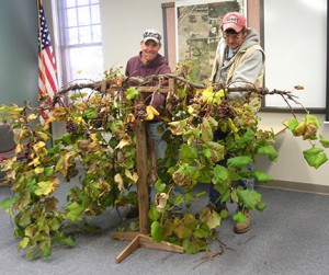 Thanks to Jeremy and Randy for setting up the grapevine. It was nice to have a vine to refer to during the lecture.