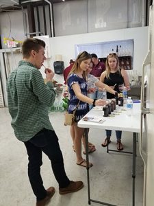 After touring Faurot Hall and the Campus area, the group took a tour of the winery and distillery and samples wines, rum, jams, jellies, honey, syrup and juice.