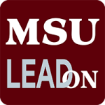 MSU LEAD ON logo
