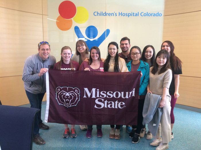 MSU Bear Breaks at the Children's Hospital in Aurora, CO