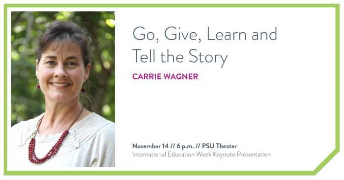 Carrie Wagner: Go, Give, Learn and Tell the Story
