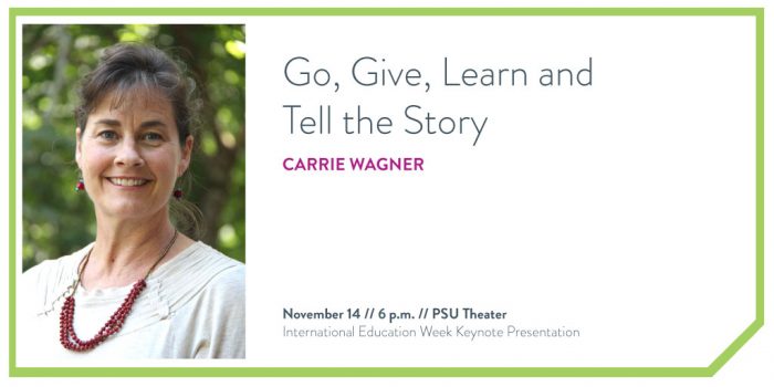 Carrie Wagner: Go, Give, Learn and Tell the Story