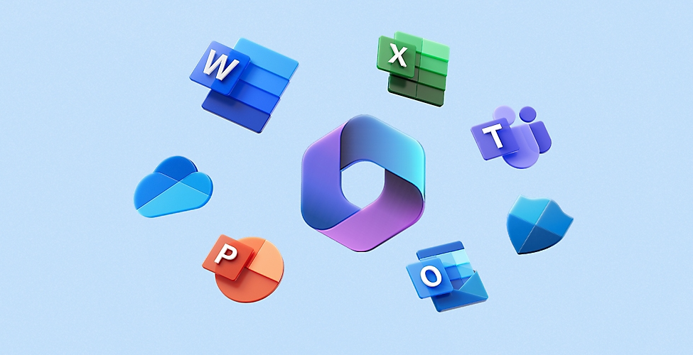 Microsoft 365 Logo and Office icons