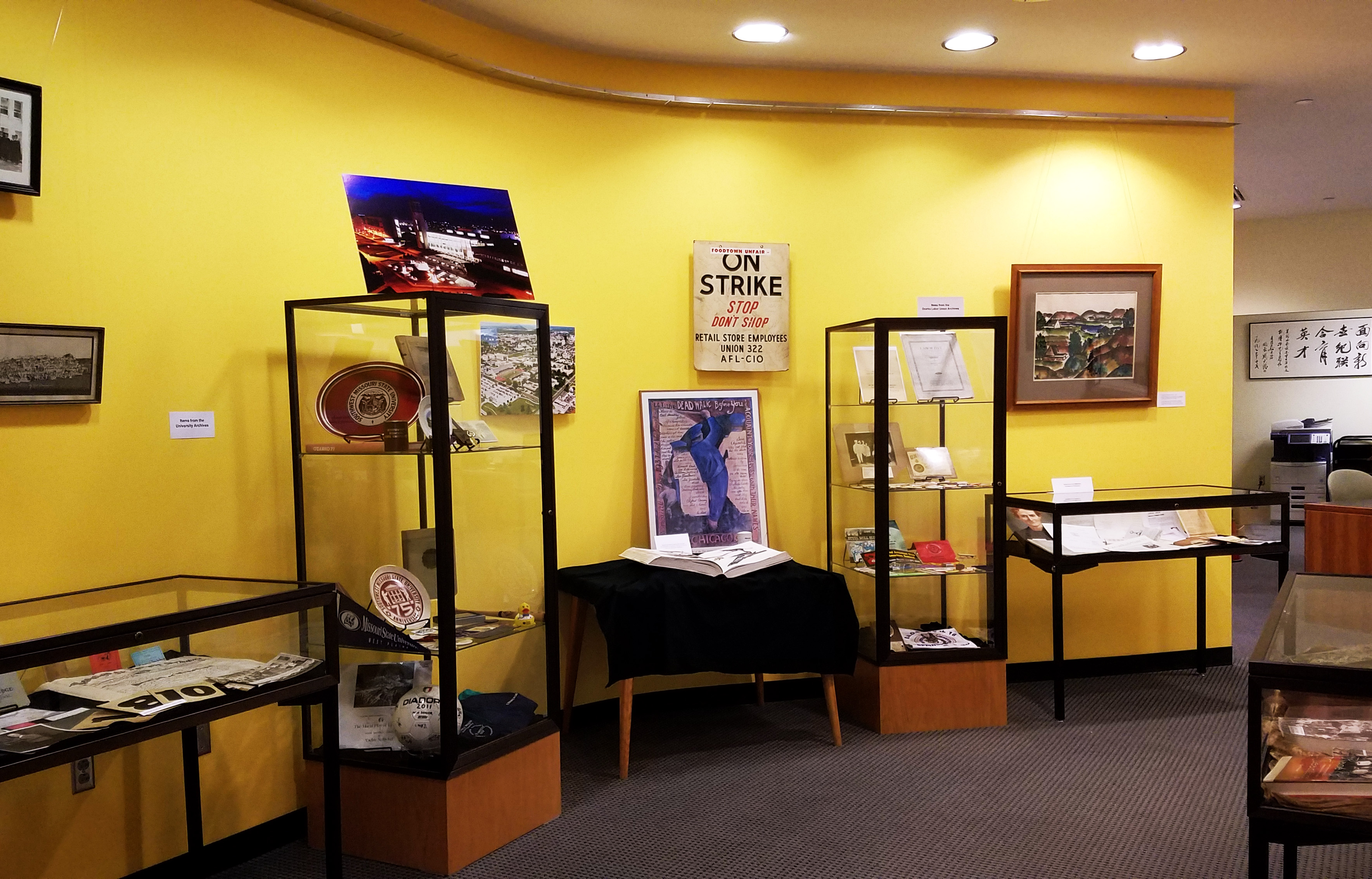 Special Collections and Archives 20 year anniversary exhibit