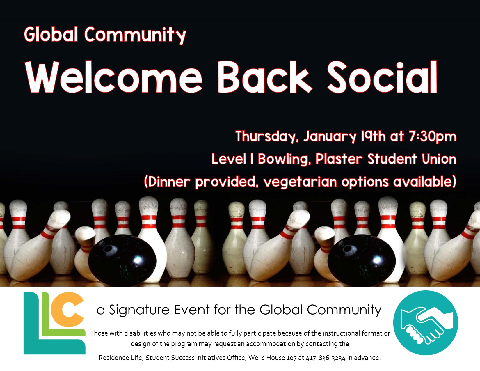 Global Community Welcome Back Social