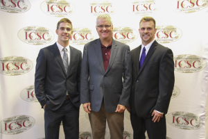photo of dr schaefer, austin mccloud, and conor reinhardt at the international sales competition