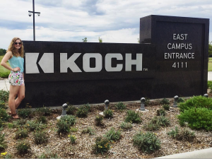 Shawna spent last summer interning at Koch Industries. 
