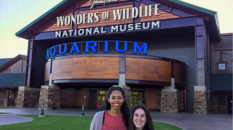 Lauren and MacKenzie at Wonders of Wildlife
