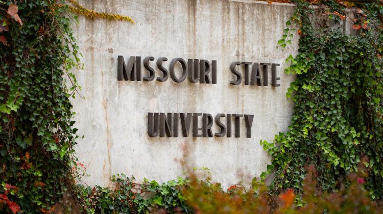 Missouri State campus in the fall