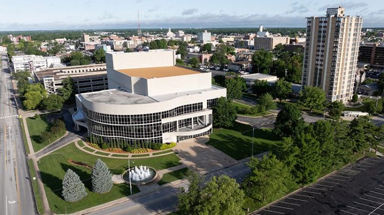 Campus and Springfield aerial