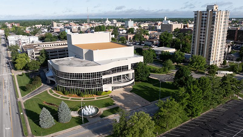 Campus and Springfield aerial