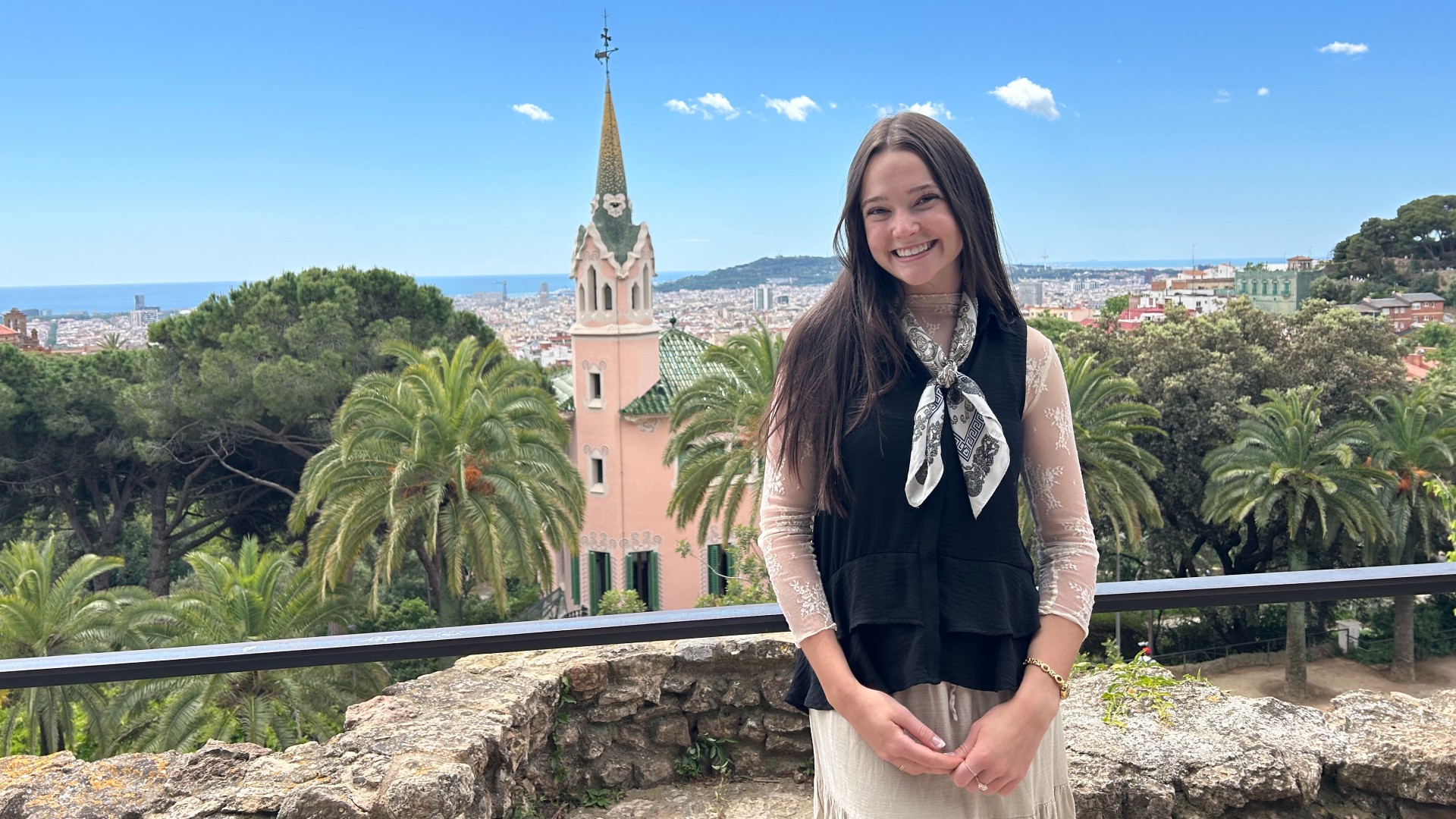 Addie Hunt completed an education abroad program in Salamanca, Spain, this summer.