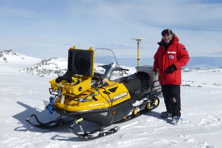 Dr. Kevin Mickus in Antartica