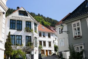 Neighborhood in Bergen, Norway
