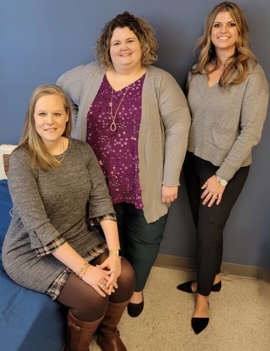 Jessica Barton, Kristen Cotter, and Sheila Rather, Missouri State Nurse Educator Students