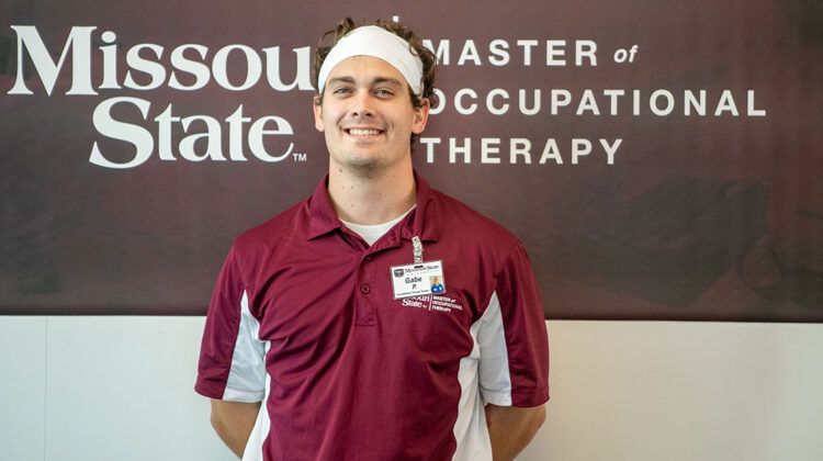 Gabe Purdy, Master of Occupational Therapy student at Missouri State.