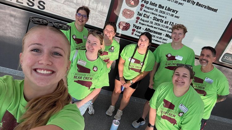 A group of Bear Crew volunteers.