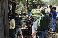 students on set of the "Epilogue" series