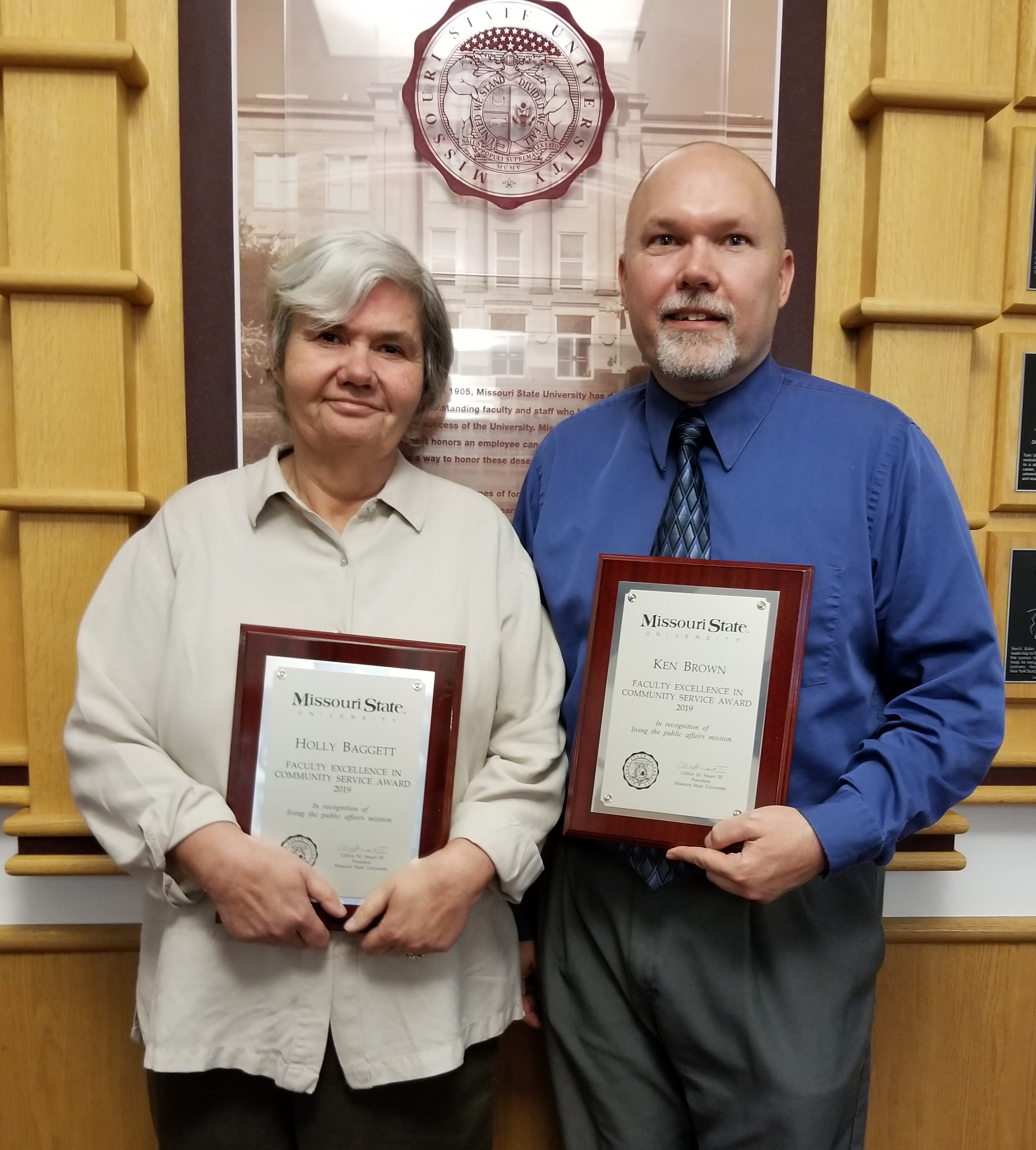 Shows the 2019 faculty awardees