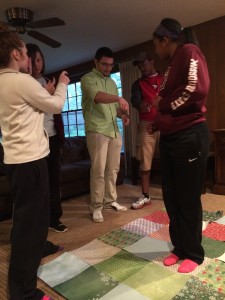 A team building activity from officer transitions.