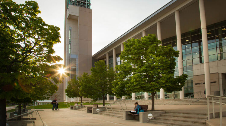 Exterior of Meyer Library at Missouri State University