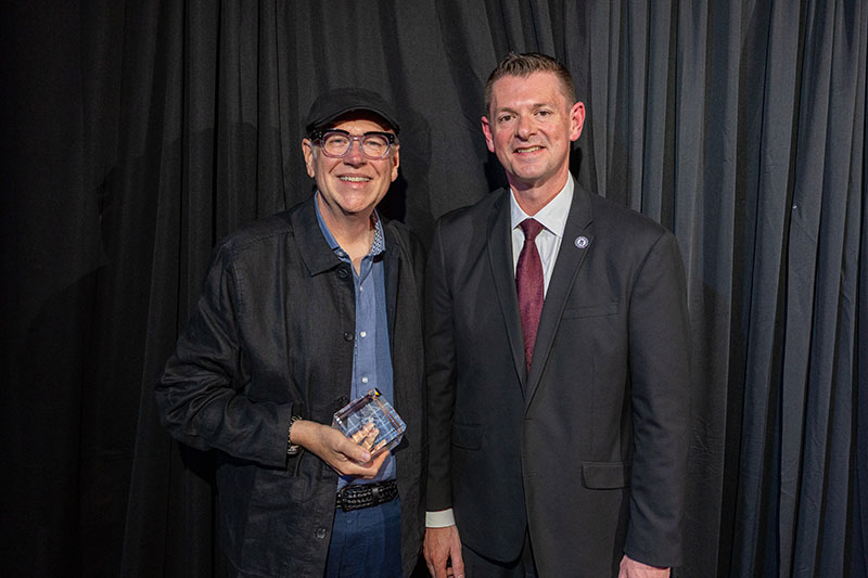 John Turner with Dean Shawn Wahl