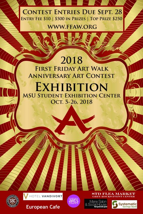 First Friday Art Walk Contest Poster 2018