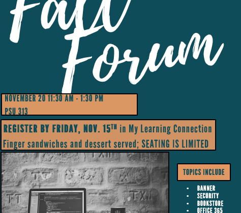 Information about Administrative Professionals Fall Forum