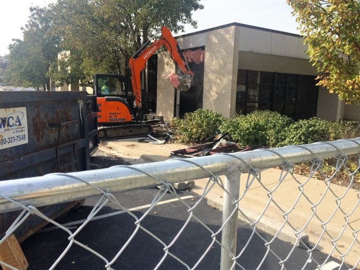 Demolition of the Taylor Health and Wellness Center Begins 