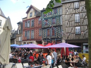 Traditional Rennes houses
