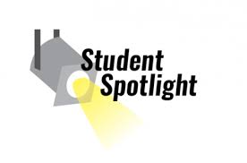"Student Spotlight" Graphic