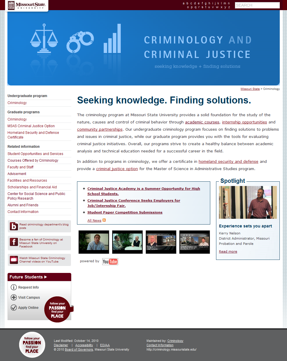 Criminology Website