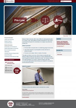 Pre-Law website