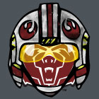 Bear head in Rebel Alliance helmet
