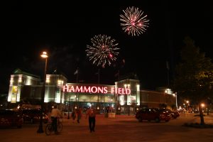 Fireworks at Hammons Field