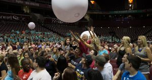 Photos from the August 18, 2014 New Student Convocation held at JQH Arena.