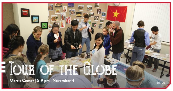 students enjoy tour of the globe