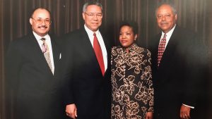Phyllis Washington with Colin Powell