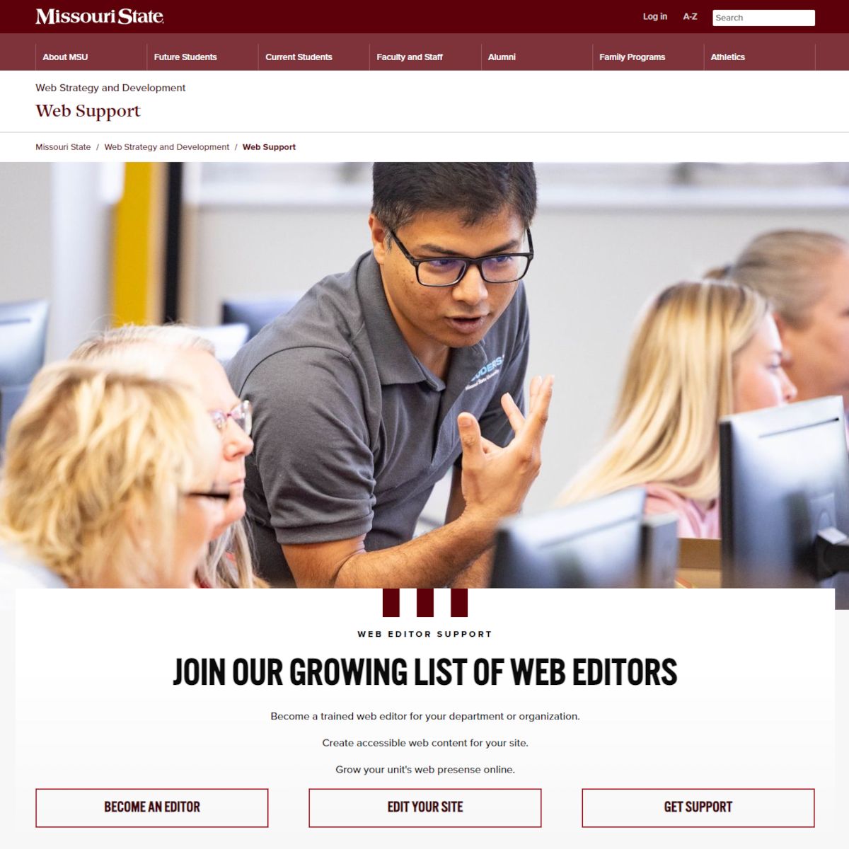 Join our growing list of web editors