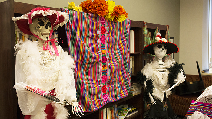 Decorations from Missouri State's Day of the Dead Festival